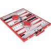 Premium Backgammon 18 Inches Large Purple – Backgammon Sets for Adults and Kids – Leatherette Back Gammon Board Game Set – Travel Backgammon Set Board Encased with Accessories(Red)