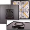 Deluxe Black Edition Board Game with Rotating Wooden Deluxe Turntable High End Board Game – Game Rotating Board Adults – Deluxe Edition Large Tiles Luxury