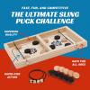 Fast Sling Puck Game – Super Winner Slingshot Puck Board Game – Sling It Shot 2 Player Hockey Table for Kids, Teen and Adults – Christmas Indoor Family Tabletop Games(14 Inch Small)