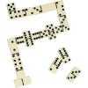 Dominoes Double 6 Jumbo Dot Dominoes Set with Reusable Case – for Families and Kids Ages 12 and