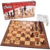 Plastic Chess Set: Premium Quality, Foldable Board with Staunton Pieces – Perfect for Travel, Kids and Adults, Suitable for Indoor & Outdoor Portable Ajedrez